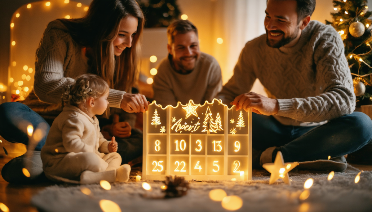 découvrez notre calendrier de l’avent sur-mesure, la solution parfaite pour rendre chaque jour de décembre unique et partager des moments magiques en famille en attendant noël.