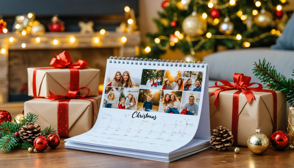 offrez un cadeau de noël unique avec le calendrier photo personnalisé photoweb. transformez vos souvenirs en un cadeau original et inoubliable.