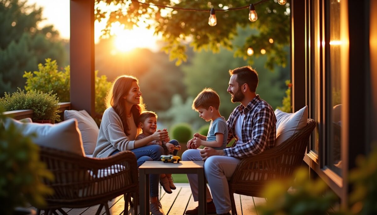 La véranda : un espace convivial qui simplifie le quotidien en famille