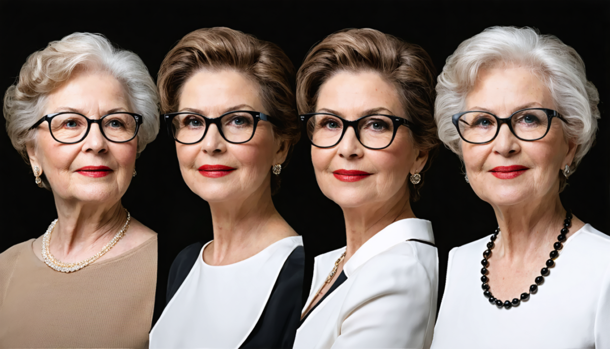 découvrez des coiffures élégantes et adaptées aux femmes de 70 ans portant des lunettes, alliant style et confort pour sublimer votre look au quotidien.