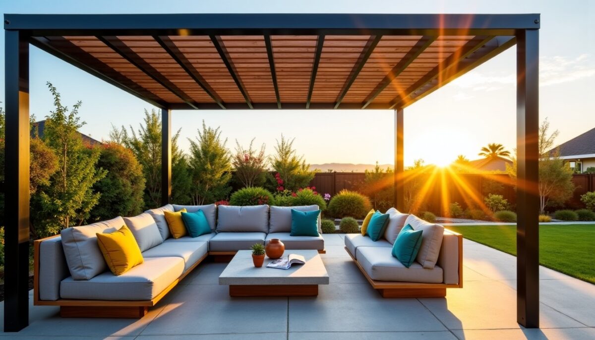 Découvrez l'impact d'une pergola sur mesure pour sublimer votre espace extérieur